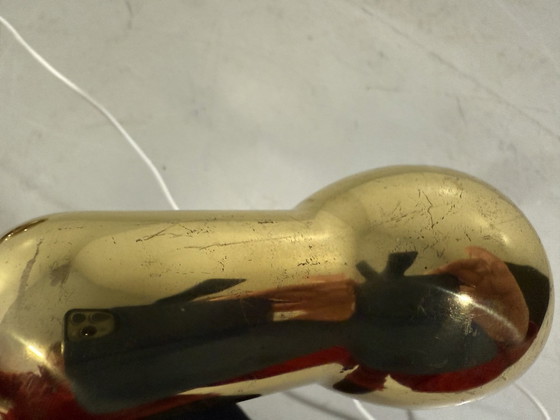 Image 1 of Lampade da parete flessibili in ottone, lampade da comodino, anni '60