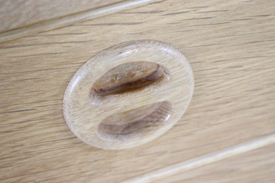 Image 1 of Ensemble de 2 tables de chevet en chêne vintage