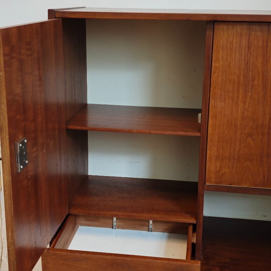 Image 1 of Vintage Danish highboard wall cabinet