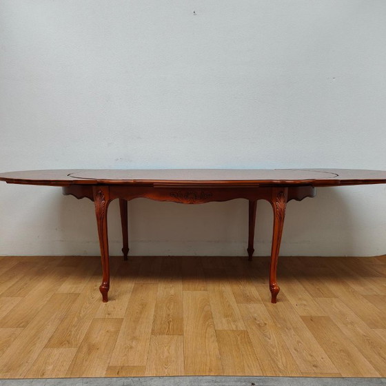 Vintage Country Dining Table Dining Room Table Extendable Table – Wood (photo 10 of 22)