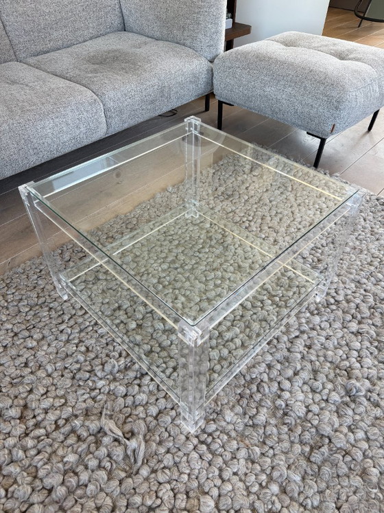 Image 1 of Plexiglas acrylic coffee table