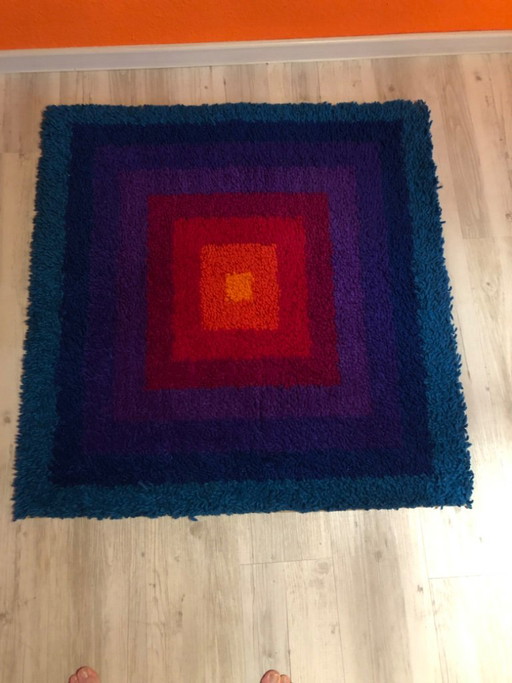Tapis carré Verner Panton Tisca – vloerkleden en tapijten, Wool