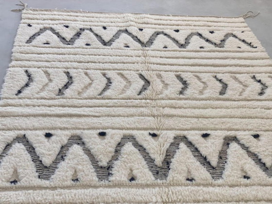 Image 1 of Tapis Beni Ouarain en laine authentisch 200cmx150cm