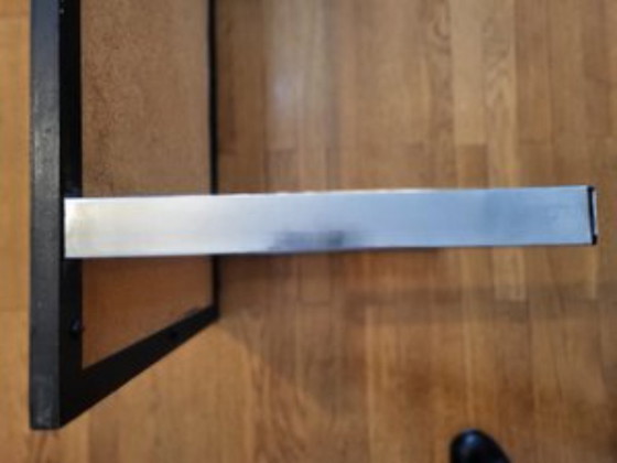 Image 1 of Juliette Belarti coffee table in Volcan lava and Belgium ceramics 1960