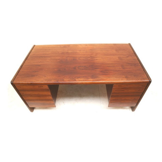 Image 1 of Large vintage rosewood desk / executive desk from the 1960s