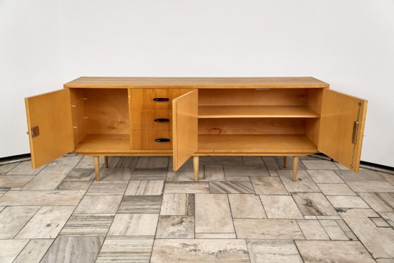 Vintage Long Sideboard, 1960s, Czechoslovakia – Wood (photo 7 of 19)