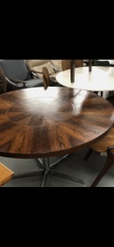 Vintage rosewood round table