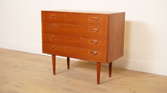 Image 1 of Cassettiera vintage | Kai Kristiansen | Design danese | Teak Mid-century modern