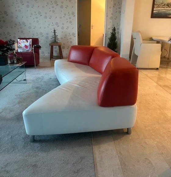 Image 1 of Leolux Archipel leather design sofa