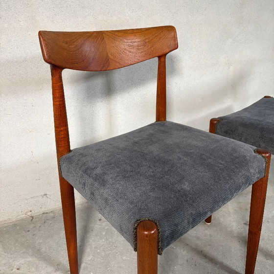 Image 1 of 2x Sedie per sala da pranzo modello 343 — Knud Færch | Slagelse