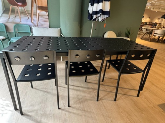 HAY Balcony garden set – black powder coated | Complete set – Garden tables, Aluminium (photo 3 of 5)