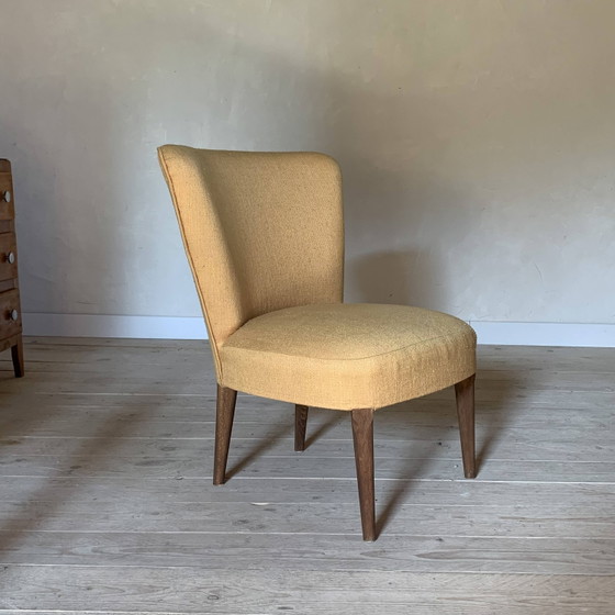 Yellow cocktail armchair – Vintage (photo 4 of 11)