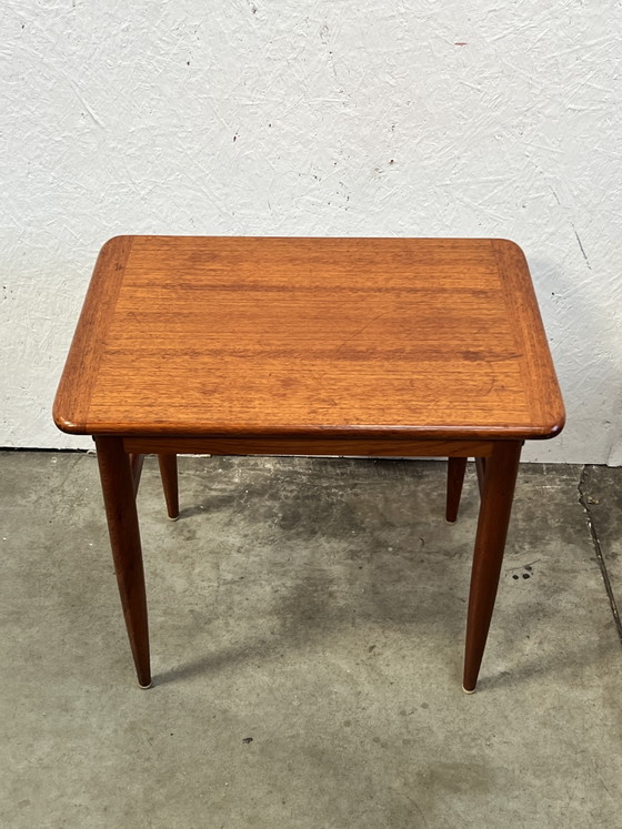 Vintage Teak Side table, Hmb Möbler, Sweden 1960s, Mobler, Wood, Brown (photo 2 of 13)