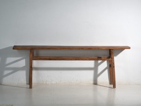 Antieke consoletafel van grenenhout – China, circa 1900 (photo 25 of 40)