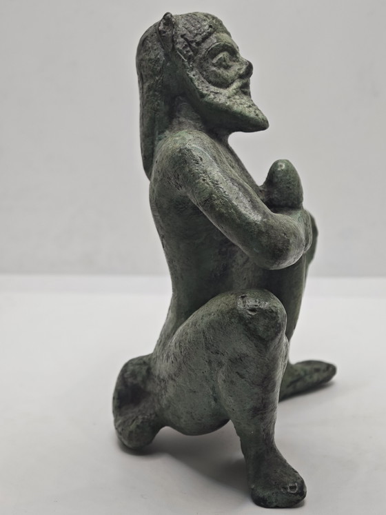 Image 1 of Bronze satyr, late 19th/early 20th century