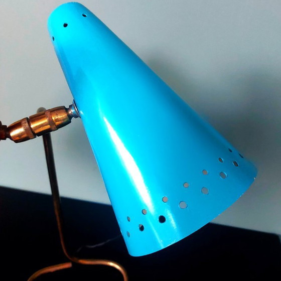Image 1 of Lampe de table vintage rare, design STILNOVO | Années 1950