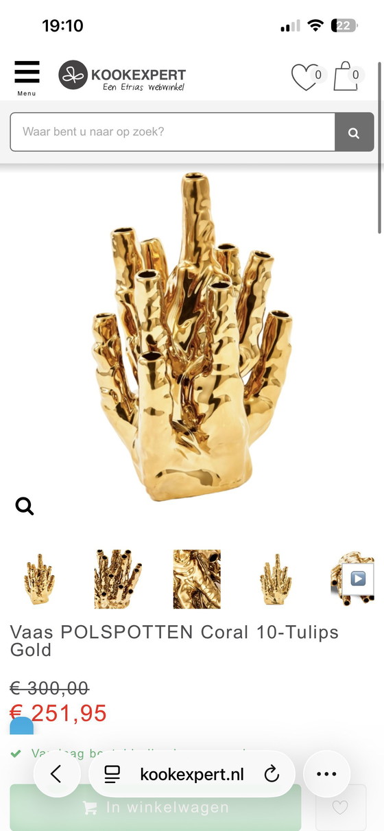 Image 1 of Pols potten vaas