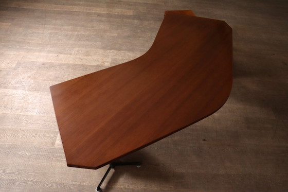 Escritorio Boomerang Osvaldo Borsani T96 para Tecno, Italia, 1956 – Wood (photo 11 of 16)