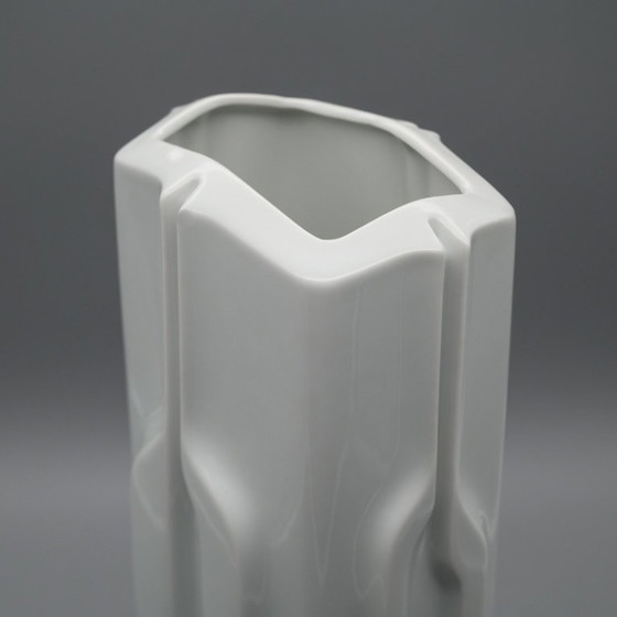 Image 1 of Vaso vintage - Klaus Henning - Fürstenberg Porzellan - Op Art - 1971