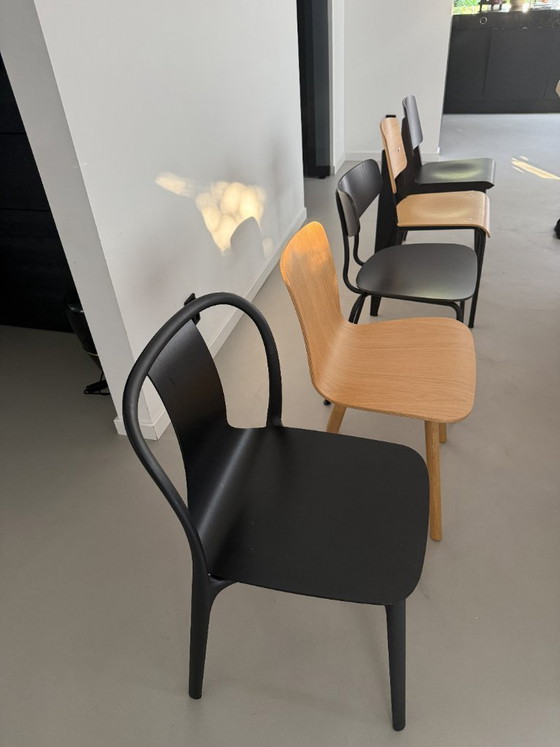 Image 1 of Vitra Dining Chair Hal / Beleville / Chaise Tout Bois / Moca