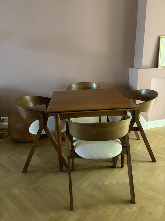 Vintage Danish Design Dining Table – Wood (photo 4 of 9)