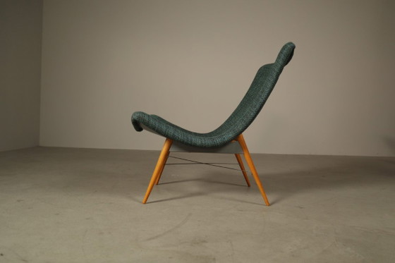 Paar Sessel von Miroslav Navrátil für Český Nábytek, Tschechoslowakei, 1959 – Fiberglass, Wood (photo 15 of 15)