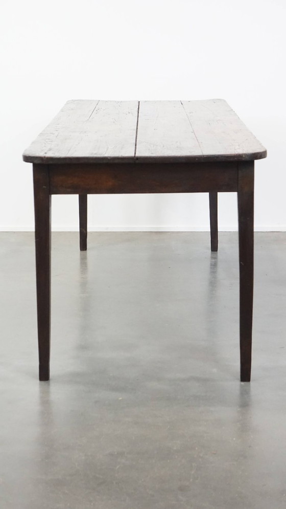 Image 1 of Mesa de comedor inglesa antigua de madera de pino