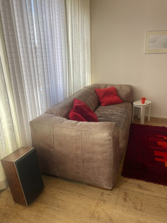 Image 1 of Divano vintage in pelle marrone