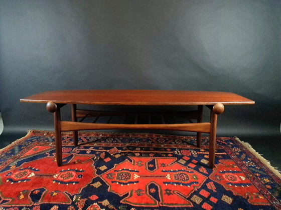 Vintage Midcentury Retro Design Salontafel – Wood (photo 4 of 5)