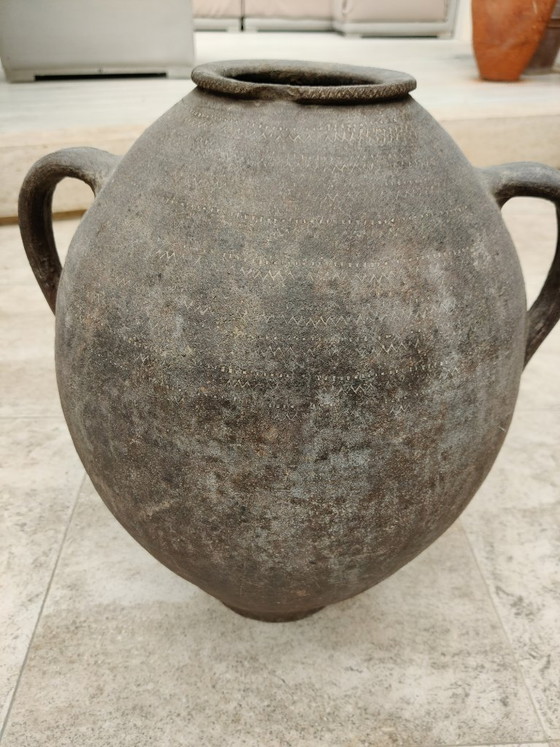 Image 1 of 15 antique/old terracotta pots in one purchase