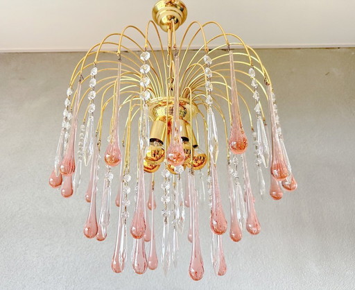 Vintage Roze Teardrop