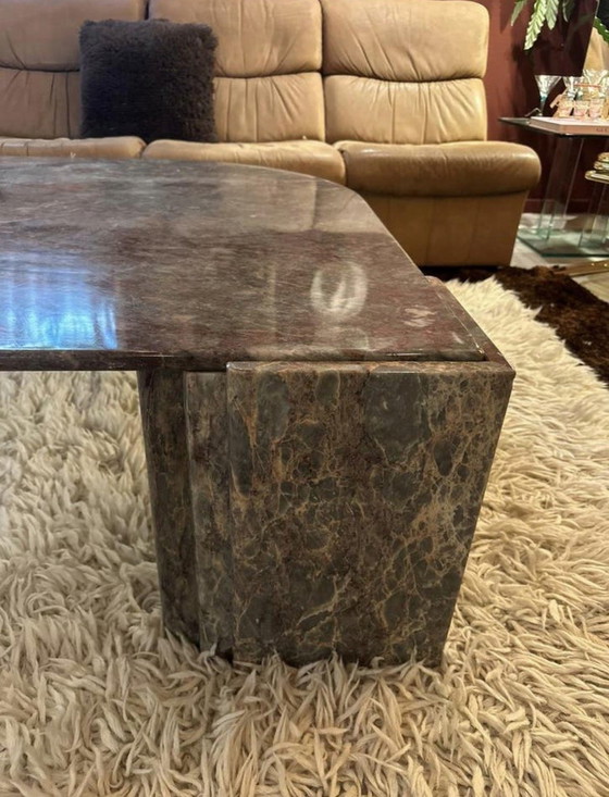 Image 1 of Marmeren salontafel druppel