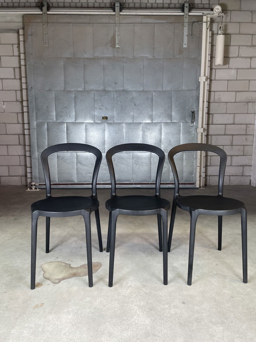 8x Origlia Italia Lady P chair
