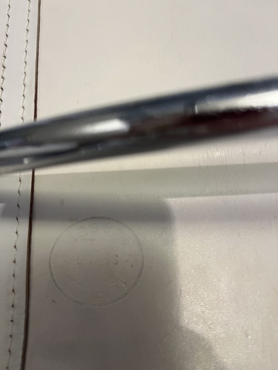 Image 1 of 5 Vintage Witte S33 Stoel Van Mart Stam Italië Jaren 80