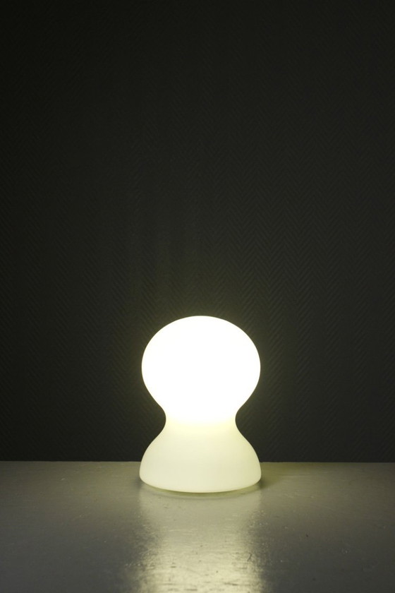 Vintage Pion Lamp Opaline Post-Modern Design Habitat 1990s – Table lamps, Glass (photo 2 of 8)