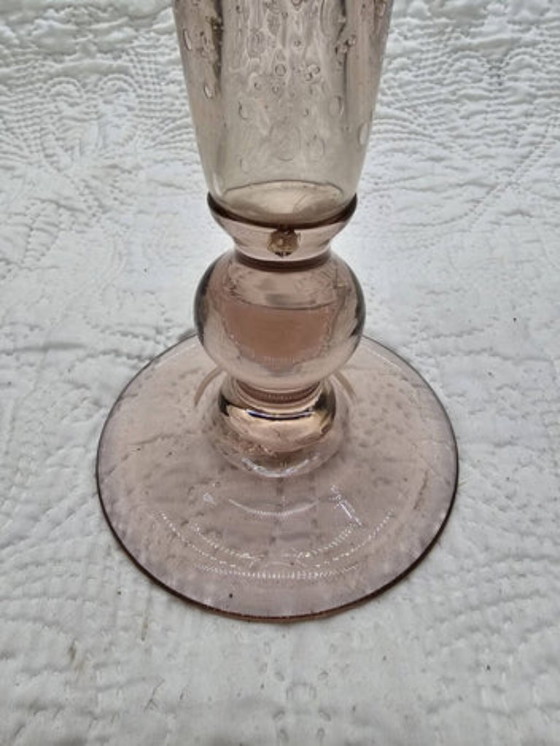 Bubbled Glass Vase, Biot Style (photo 5 of 5)