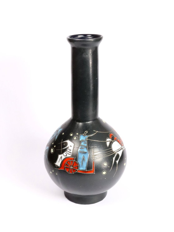 Image 1 of Vaso retrò a forma di pancia, Italia