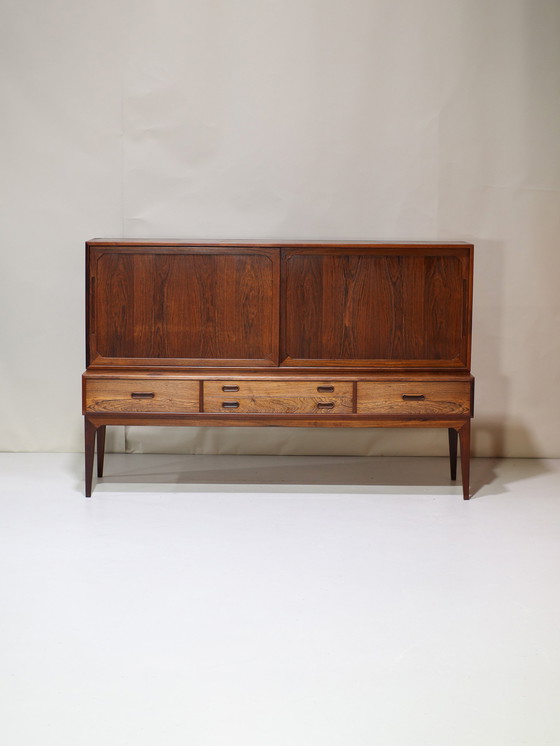 Image 1 of Highboard Kai Kristiansen 54 Rosewood Danish Sideboard