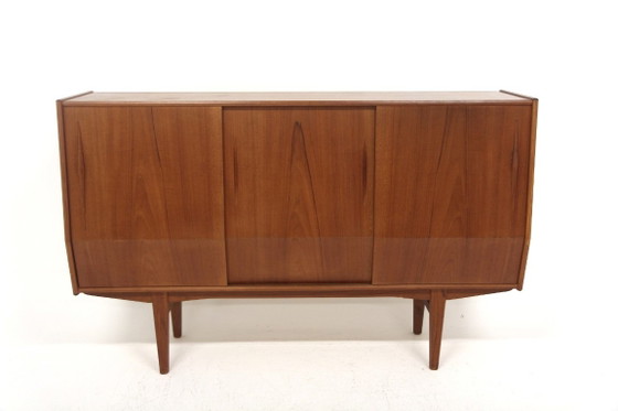 Scandinavian Teak Chest of Drawers, Sweden, 1960 – Wood, Chrome (photo 3 of 14)