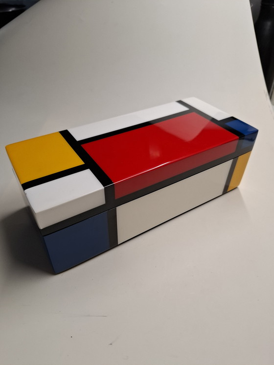 Image 1 of Mondrian Lacquer Box Lacma Edition