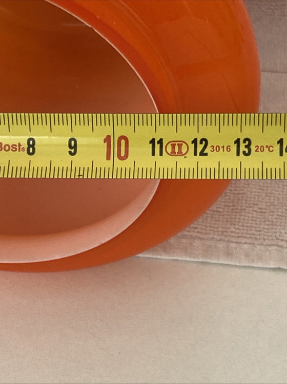 Image 1 of 2 Opaline pendant lights by Massimo Vignelli Made in Italy vintage 