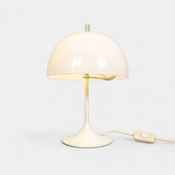 Lampe de table champignon tulipe – Wila – Metal, Plastic, Vintage (photo 4 of 8)
