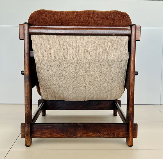 Image 1 of Scandinavian oak armchair, 60s