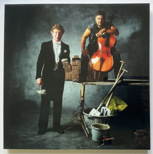 Paul Huf - aanbouw Concertgebouw Amsterdam (1985) – fotografie, Paper, Aluminium (photo 2 of 7)