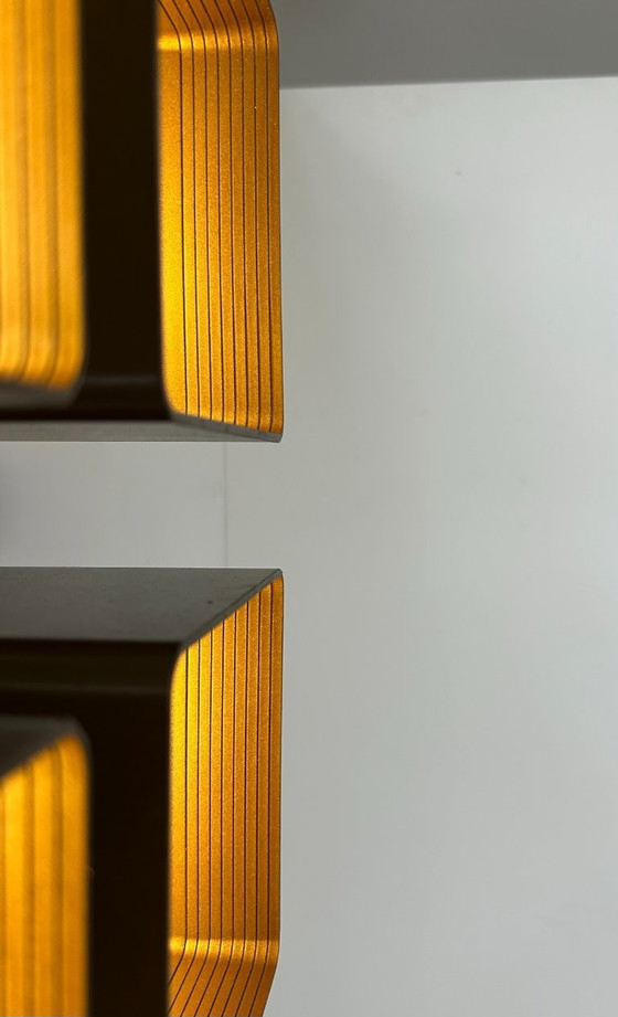 Image 1 of Lampada da parete vintage RAAK, P1445, metallo e ABS marrone, Paesi Bassi, 1970