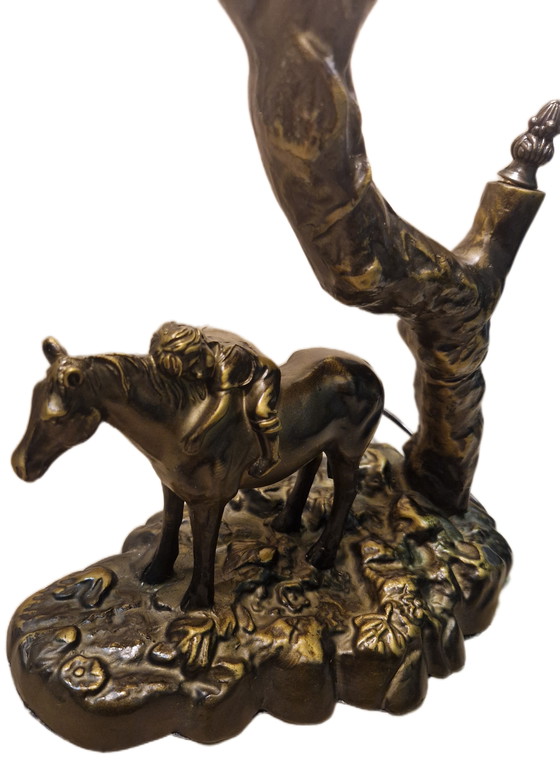 Image 1 of Beautiful Tiffany-style table lamp 61x40