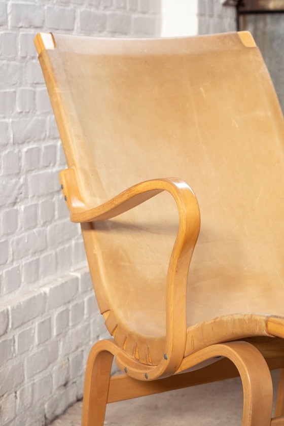 Image 1 of 2x Bruno Mathsson "Eva" Lounge Chair di Dux, Svezia