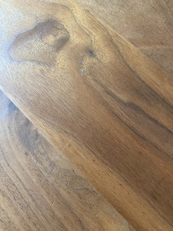 Image 1 of Massief Amerikaans notenhouten dressoir 220 cm