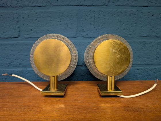 Image 1 of 2 lampade da parete vintage, Carl Fagerlund per Orrefors, anni '60