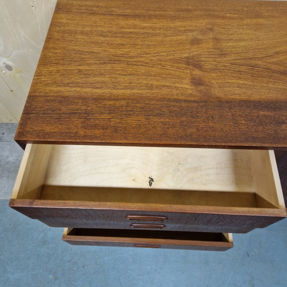 Image 1 of Vintage dressoir teakfineer teakhout audio meubel ladekast tv kast
